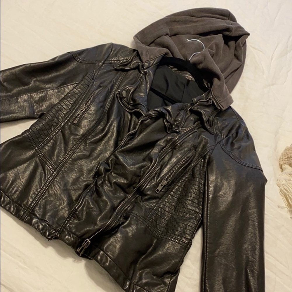 Free People Leather Jacket